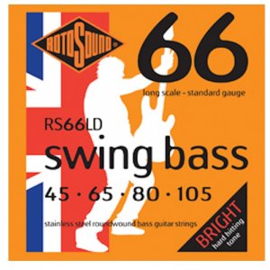 Rotosound RS66LD Swing Bass, Electric Bass Guitar Strings 45-105